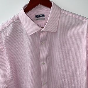 IZod Dress Shirt 17.5 34/35 Slim Fit Brand New W/Tags